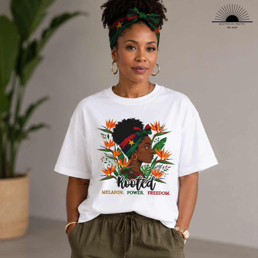 Melanin. Power. Freedom. Tee | Women